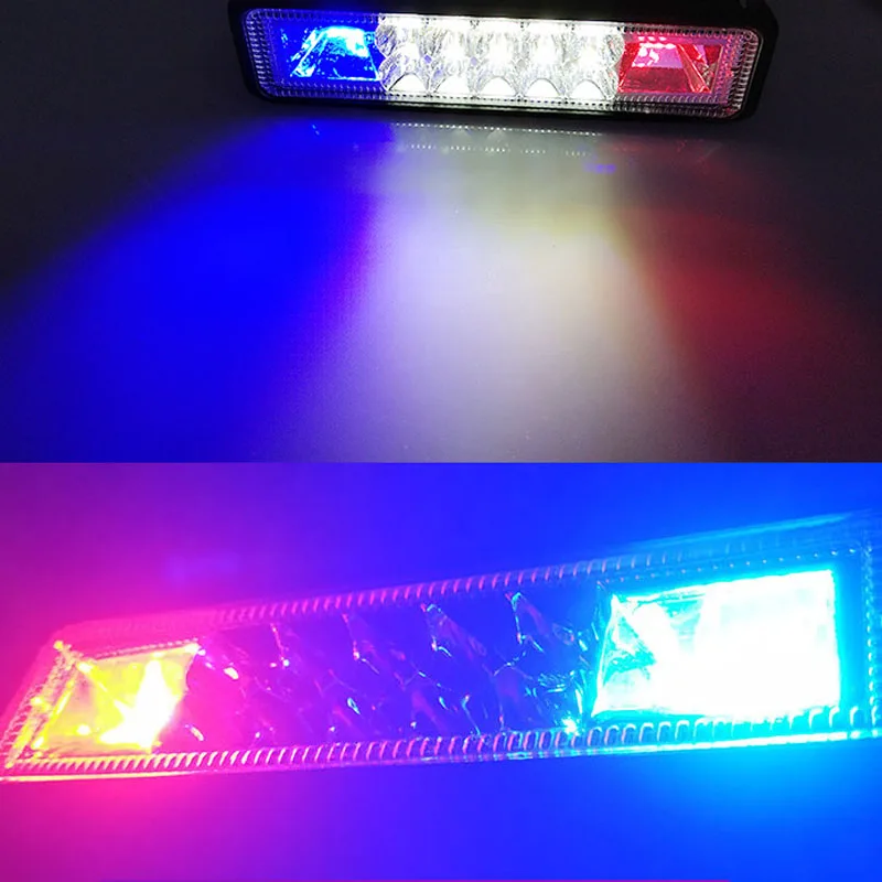 16灯红蓝 爆闪 6
