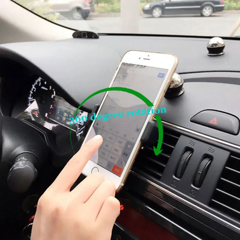  Universal Car Phone Holder For iPhone 6 6S Plus Huawei P9 P8 Lite Xiaomi Redmi Note 3 Pro Meizu Samsung Phone Accessories 