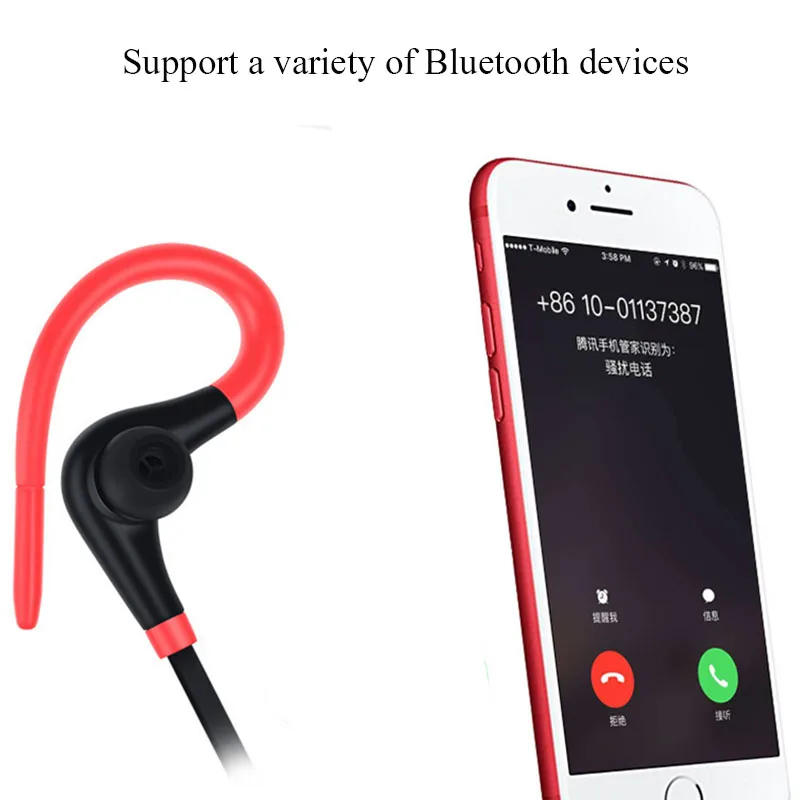 FERSHA Bluetooth наушники Беспроводные спортивные водонепроницаемые с микрофоном для