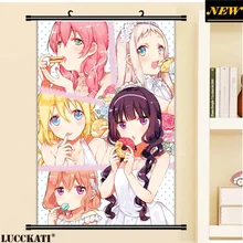 40X60 CM Mistura S Série A-1 Pictures cameltoe loli Maika Kaho arte do retrato da parede dos desenhos animados do anime cartaz mural scroll pintura da lona