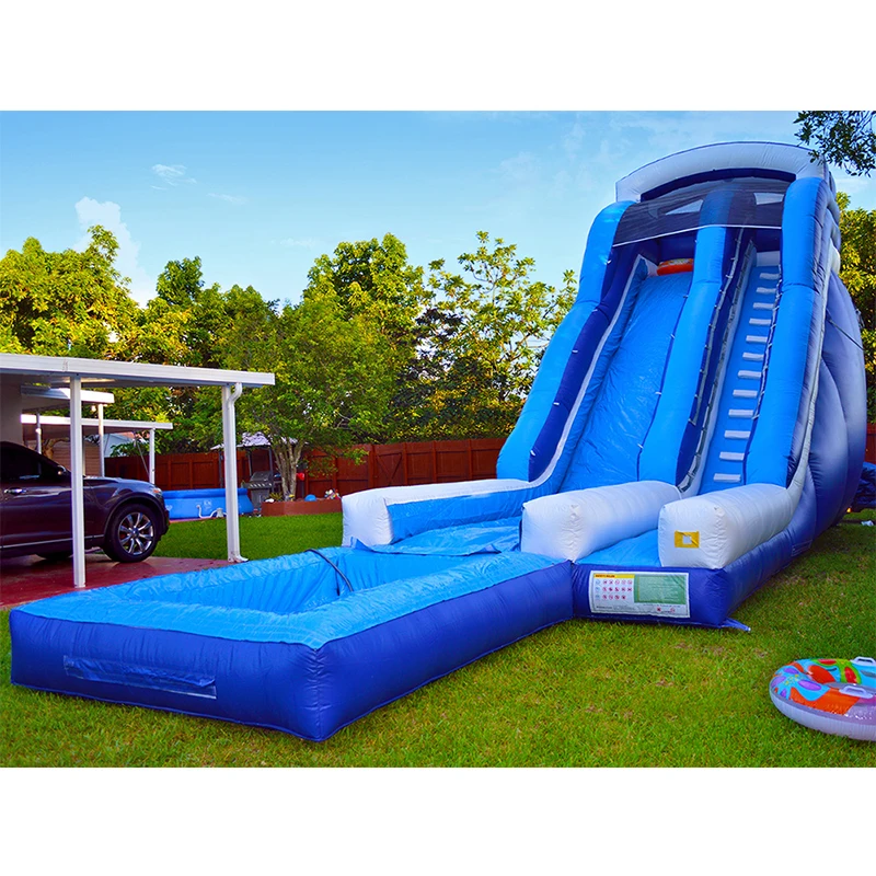 

China manufacturers selling inflatable water slide ,inflatable slide with pool inflatable bouncer combo