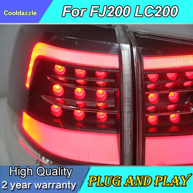Для Toyota Land Cruiser FJ200 LC200 задних сигнальных огней, задний фонарь задний свет 2008 2009 2010 2011 2012 2013 года
