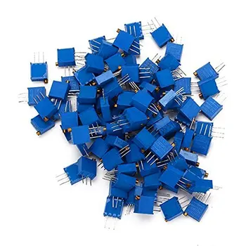 

50pcs 10k Ohm Resistor Kit 3296 Potentiometer Assorted Kit 10K Ohm