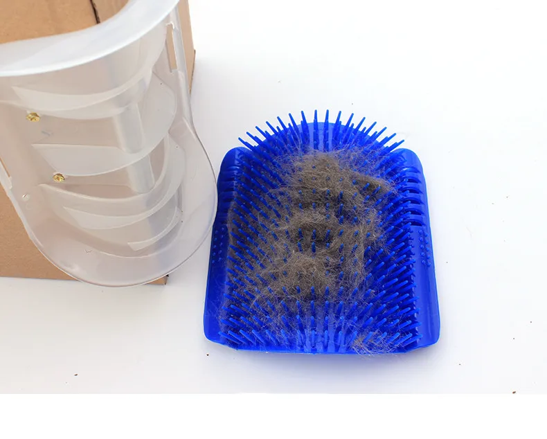 Cat Grooming Tool Hair Removal Brush Comb for Dogs Cats Hair Shedding Trimming Device with catnip Wall Corner Massage Comb Cat Grooming Tool Hair Removal Brush Comb for Dogs Cats Hair Shedding Trimming Device with catnip Wall Corner Massage Comb