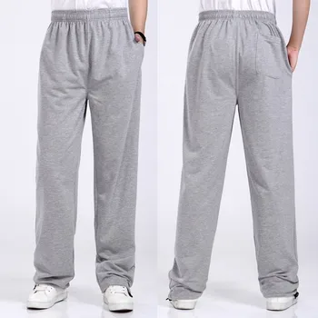 

XL-5XL Baggy Loose Elastic Pants Cotton Sweatpants Men Casual Pants Solid joggers pantalon hombre pants military trousers men