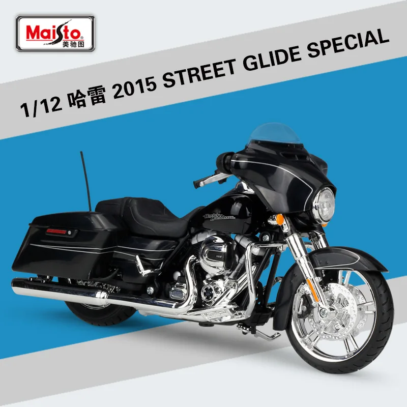 

Maisto 1:12 2015 STREET GLIDE SPECIAL Metal Diecast Model Sport Race Motorcycle Model Motorbike For Collectible