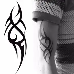 2 шт стильные 3D мужские половинные рукава Руки Временные тотемные татуировки наклейки боди-арт тату