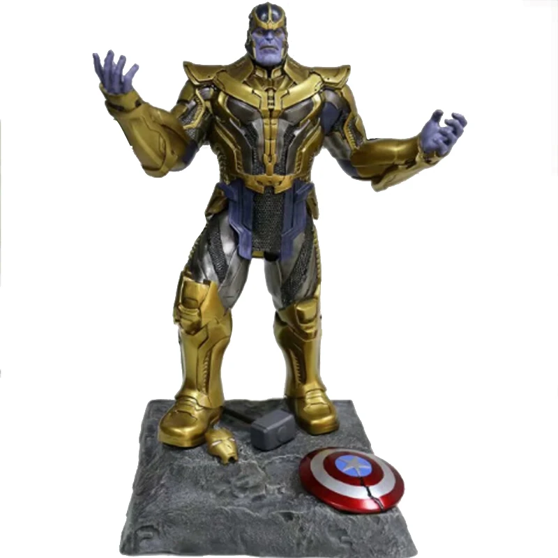 

Single Sale 41 cm Iron Man Series Movie Thanos Resin Action Figure Kids Adults Collectible Toys Garage Kit Toy Movie Character