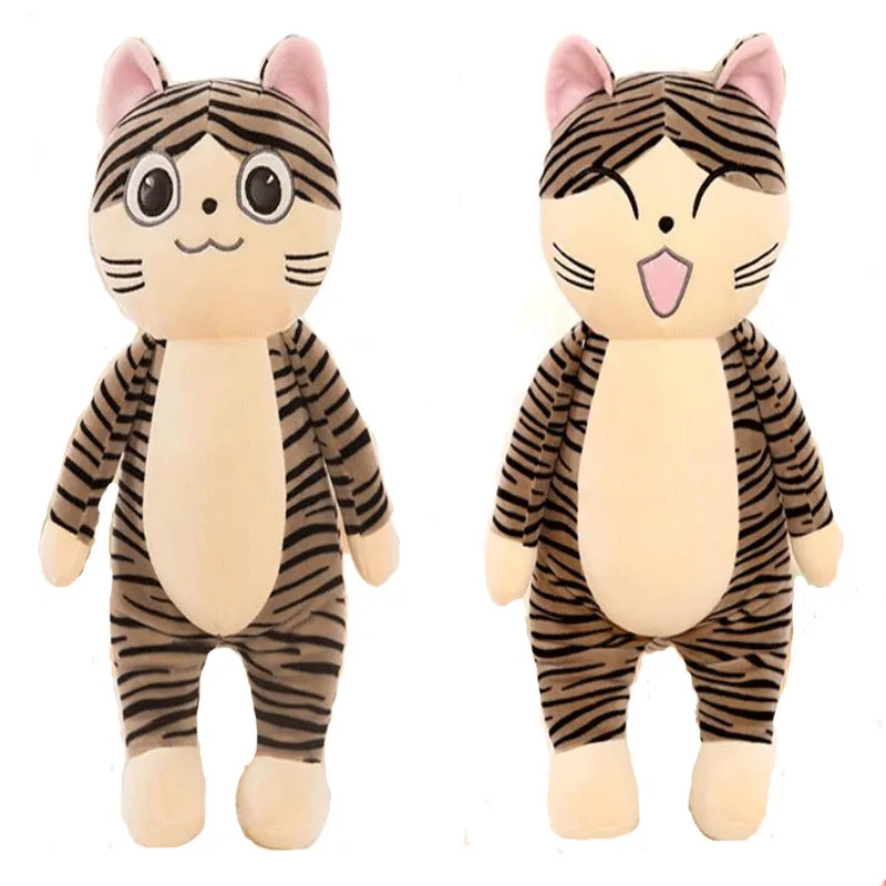 1 шт. Kawaii мягкие и плюшевые животные 45 см улыбка кошка для маленьких мальчиков