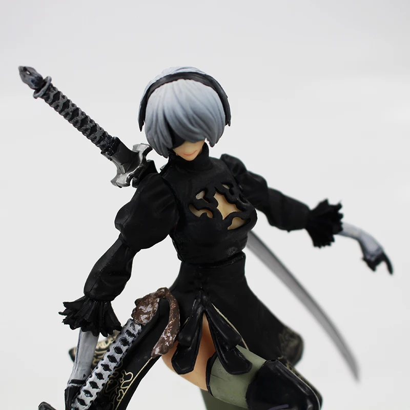 14cm NieR Automata Figure Toy YoRHa 2B No. 2 Type B With Sword Collectible Model Toy