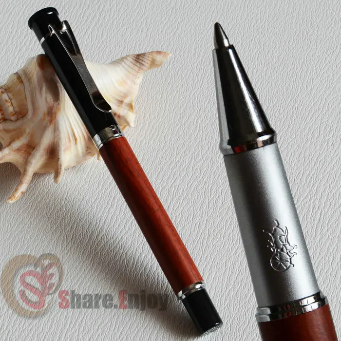 

JINHAO Y3 WINE ROSEWOOD AND SILVER ROLLER BALL PEN EXECUTIVE