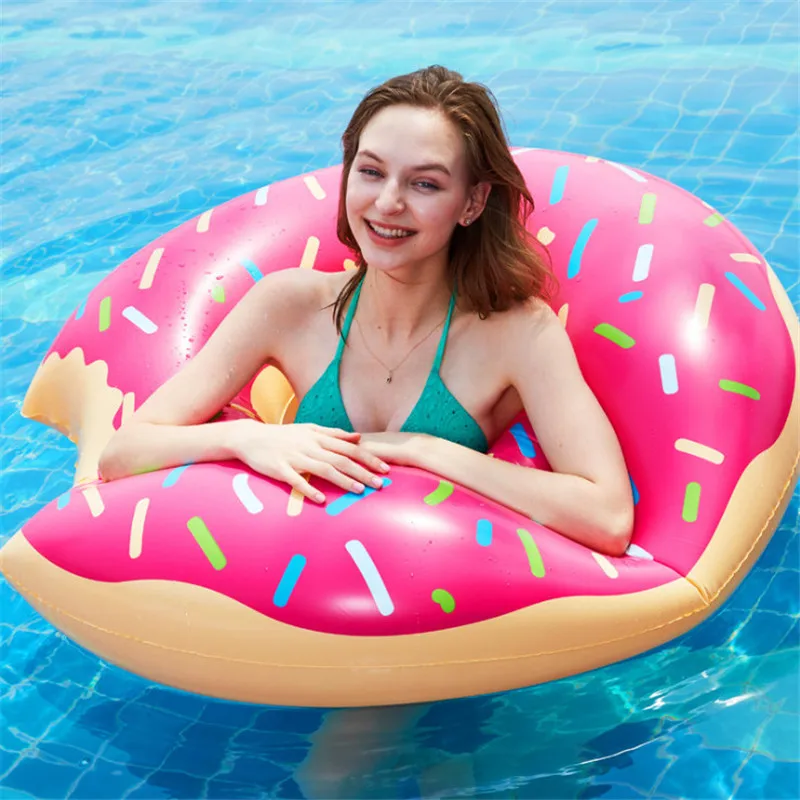 

Inflatable Donut Swimming Ring Giant Pool Float Toy Circle Beach Sea Party Inflatable Mattress Water Adult Kid