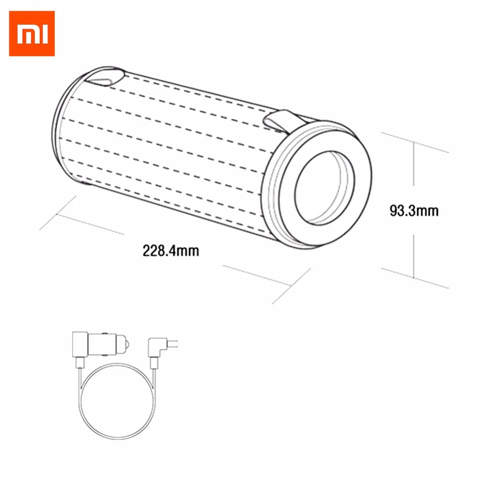 Xiaomi автомобильный очиститель воздуха фильтр Mijia активированный уголь стандартная версия освежитель воздуха часть формальдегид Очистка для автомобиля