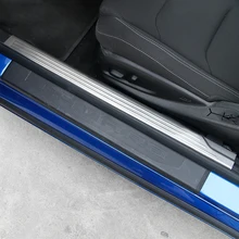 SHINEKA Car Styling Interior Door Sill Protector Door Plate Entry Guard for Chevrolet Camaro 2017+