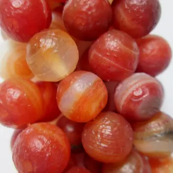 

Matte Flower Jade Beads - Round 10 mm Gemstone Beads - Full Strand 15", 38 beads, item 8