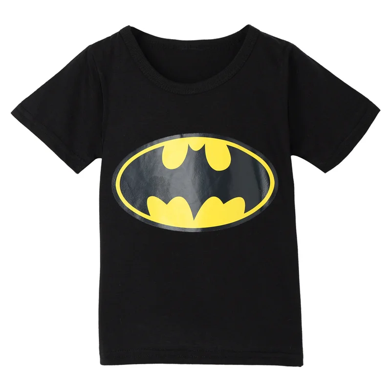 

Fashion Boy Girl T-shirt Batman Cotton Short Sleeve Children's Clothes T-Shirt Short Sleeve Top Casual Summer Clothing Cartoon