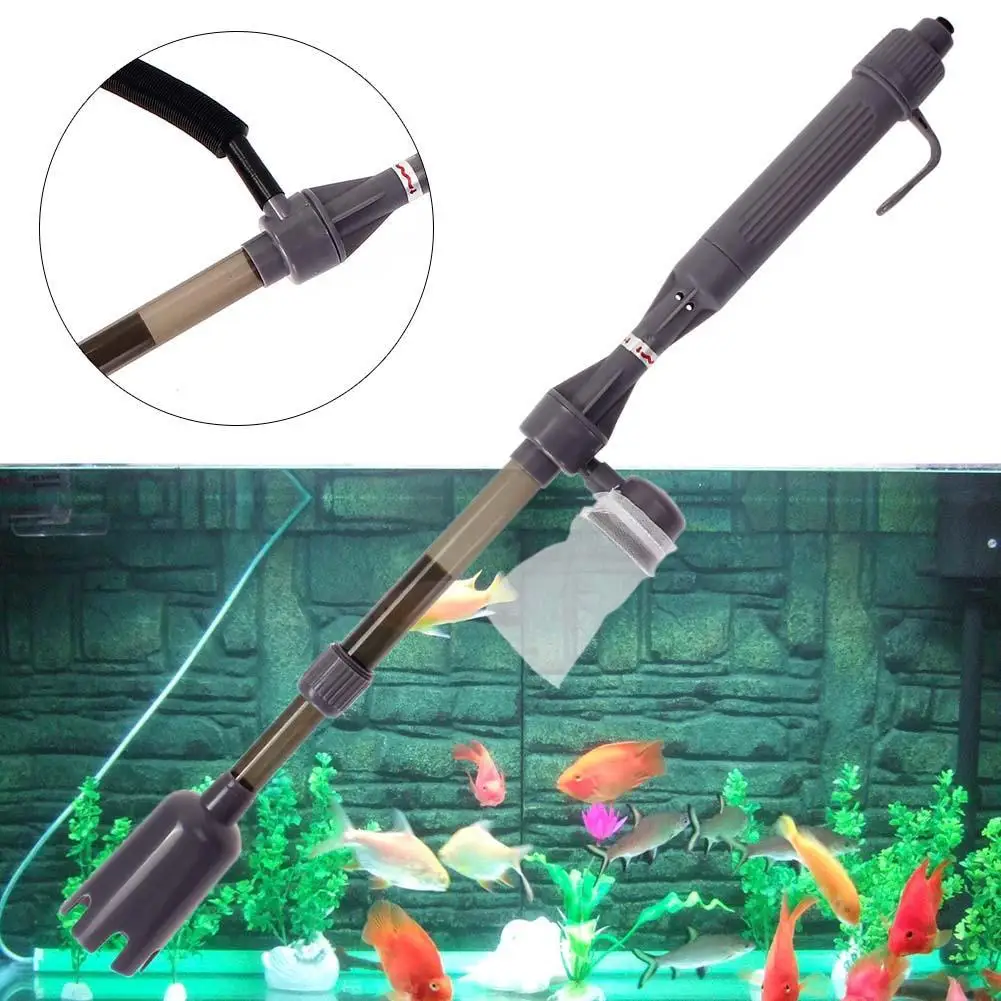 

Electric Aquarium Fish Tank Battery Gravel Cleaner Washer Vacuum Syphon