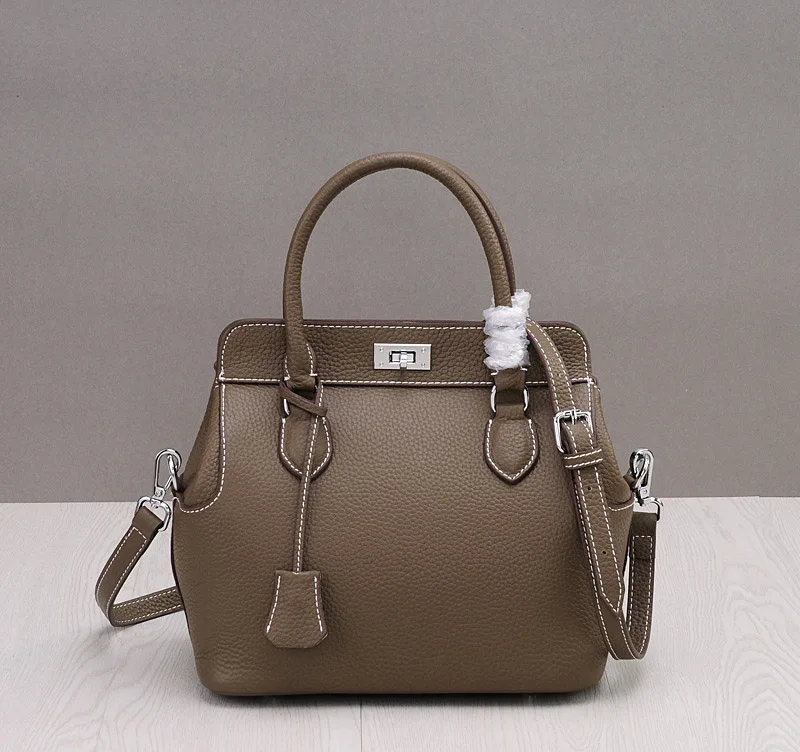 tote popular bolsas de couro genuíno das