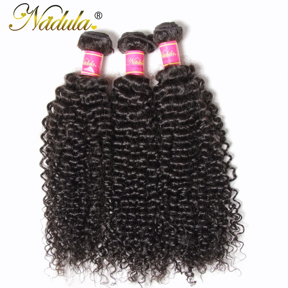 

Nadula Curly Hair Bundles 3piece/Lot Indian Hair Wave Human Hair Extensions 8-26inch Remy Hair Natural Color Free Shipping