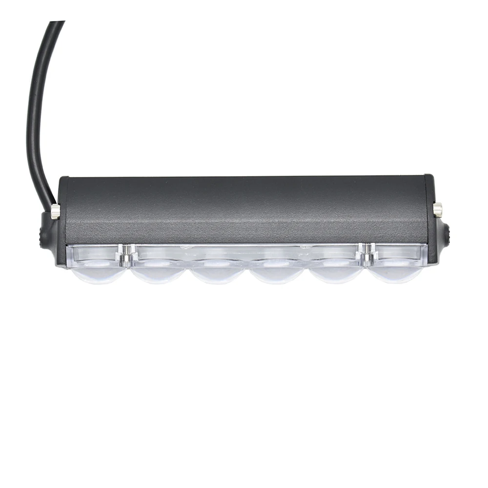 ECAHAYAKU 7 дюймов светодиодный рабочий светильник барный проектор Объектив тонкий размер 12 В 24 в 30 Вт Светодиодный светильник для внедорожника джипа 4WD лодочного поезда