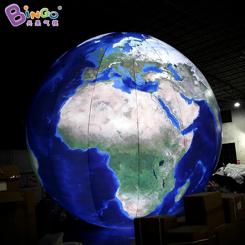 2020 New giant earth ball inflatable earth globe inflatable hanging
