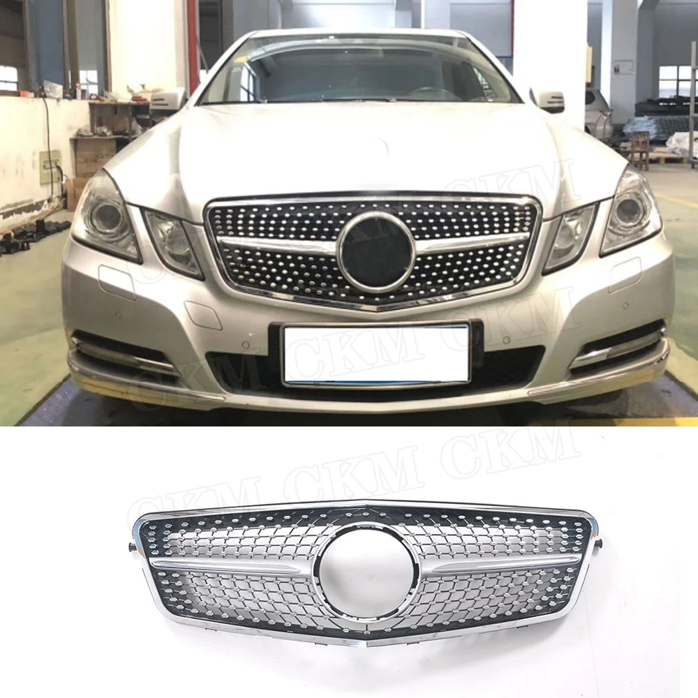 Автомобильная решетчатая Решетка переднего бампера Diamond для Benz W212 E250 E550 E350 E63 Для