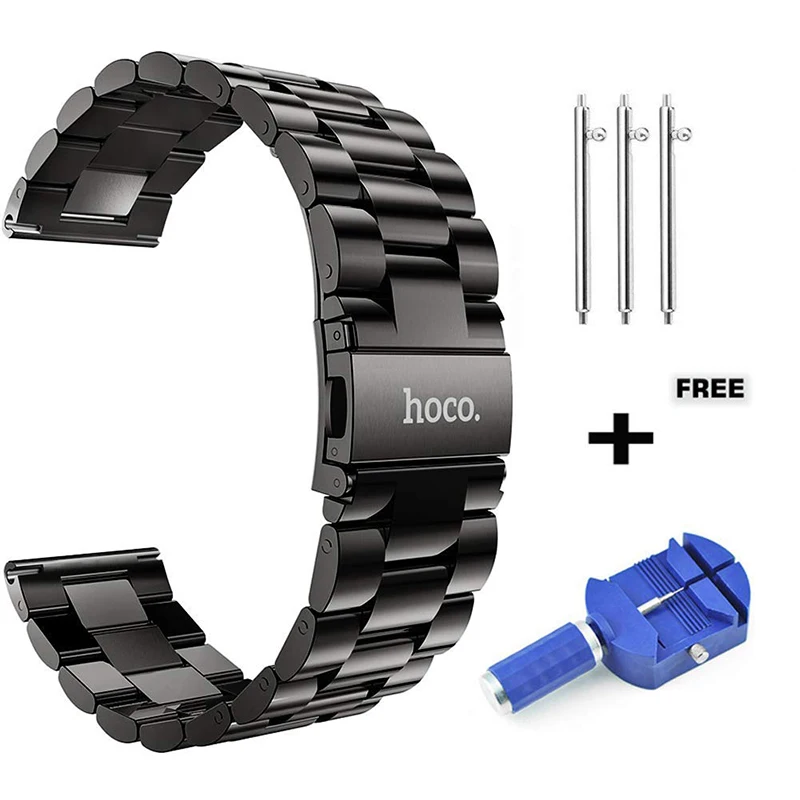 HOCO стальной ремешок для часов Samsung Gear S3 Classic/Frontier Galaxy Watch 46 мм браслет на