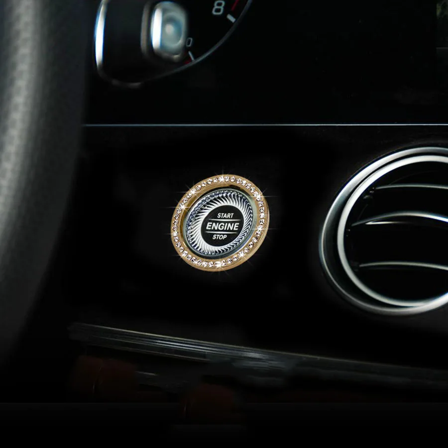 Engine start cover trim for Mercedes Benz E Class W213 accessories  (2)