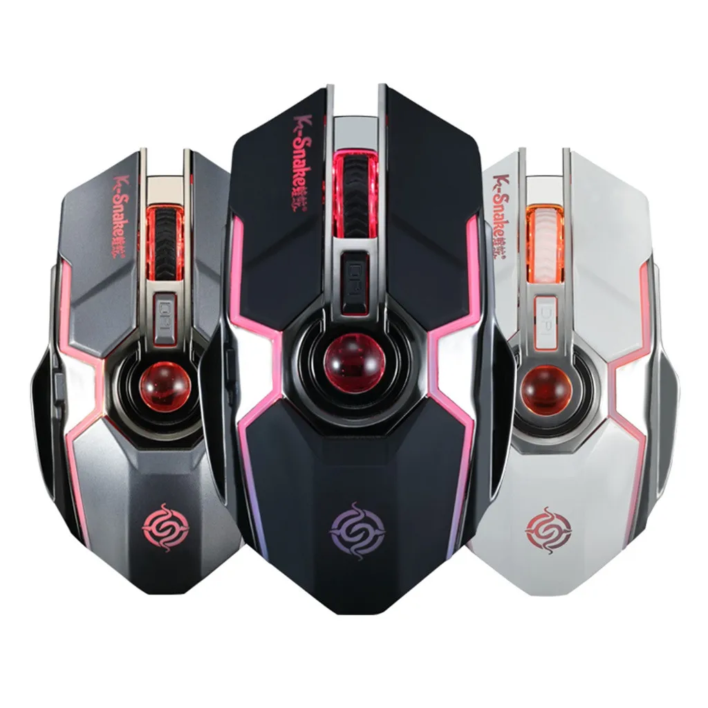 

BM500 Rechargeable Wireless Gaming Mouse Optical LED 2.4GHz Computer Mouse for pc