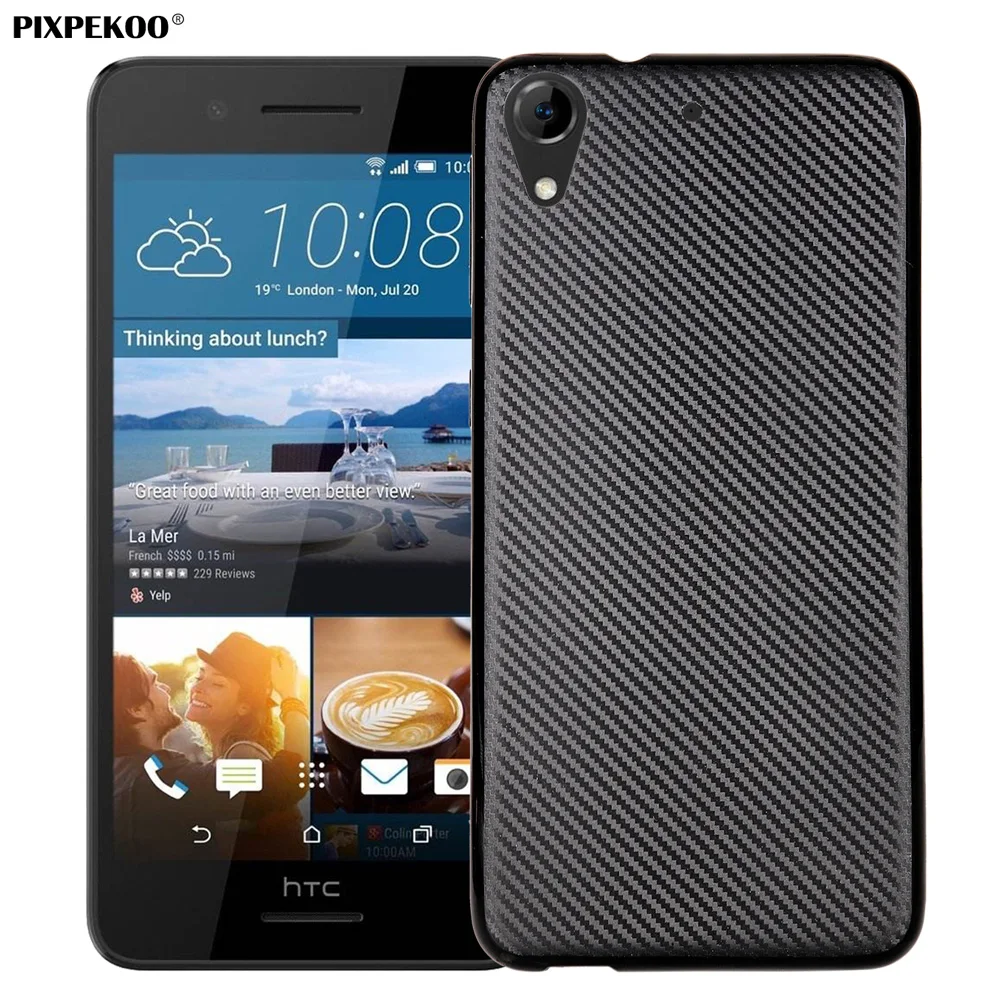 Для HTC Desire 626 d626 Вт 626d г S Чехол тонкий ультра углерода Волокно амортизирующие