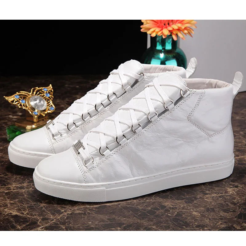 

Cow Leather 2019 Men Running Shoes Brand Super Light Sport Shoes For Man Breathable Mesh Sports Run Outdoor Athletic Sneakers