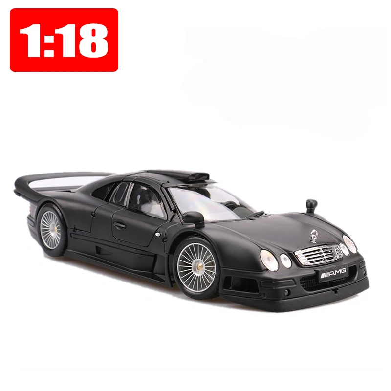 

Maisto 1:18 Diecast Metal Car toy Model CLK GTR Collection Car Model Man Gift With Original Box