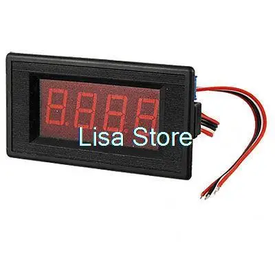 

DC 0-250A Ампер 75мв световой дисплей цифровой Ампер метр Красный светодиод Цифровой Dc ампер метр 79,5x43x25,5 мм