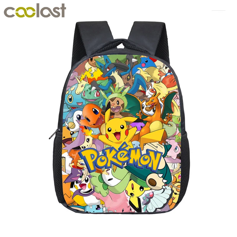Скидка Аниме Покемон рюкзак Pocket Monster школьная сумка Ash Ketchum Pikachu школьные рюкзаки для девочек и мальчиков детская сумка для книг