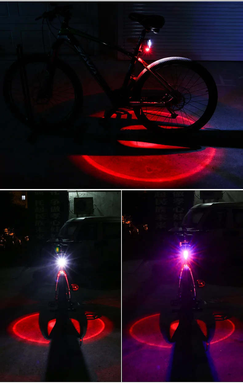 Cheap WHEEL UP USB Rechargeable LED Cycling Light Bike Rear Light Tail Light 7modes MTB Bike Waterproof Taillight Bicycle Accessories 11