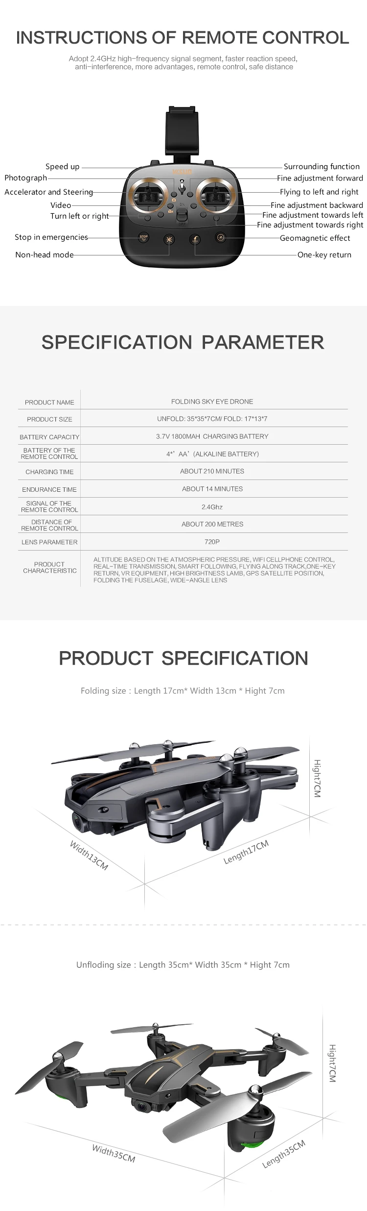 Minutos de Tempo de Vôo Fpv com Câmera Visuo Wifi 4 k Fhd 15 Dobrável rc Drone Quadcopter Rtf Crianças Presente Nascimento Xs812 Gps 5g 18 High Quality rtf electric model airplanes