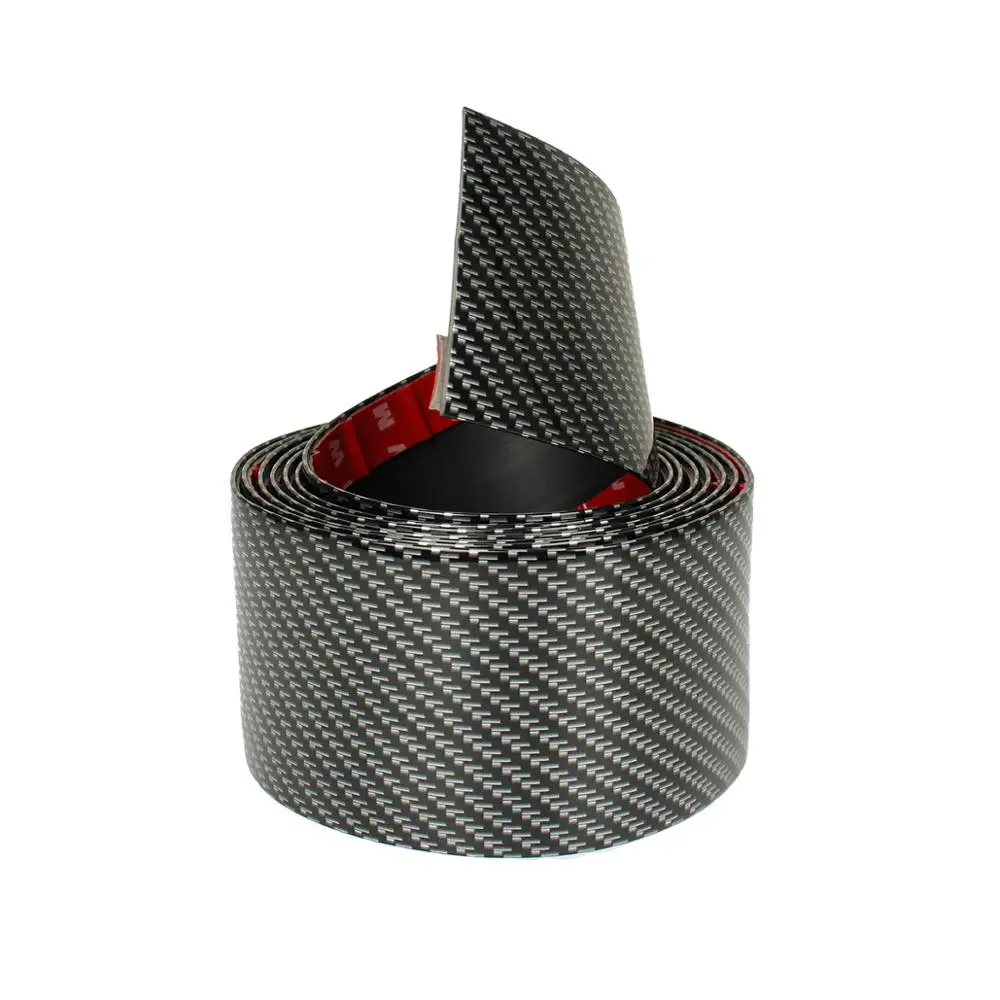 

7cm*2.5M Carbon Fiber Car Styling for AMG Mercedes Audi VW Opel BMW KIA Ford Mazda Honda Car Edge Door Sill Protector Sticker