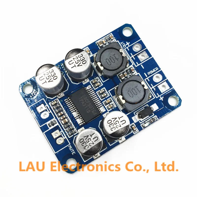 

1pcs TPA3118 PBTL mono digital amplifier board 1X60W 12V 24V POWER AMP