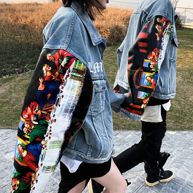 couple denim jacket