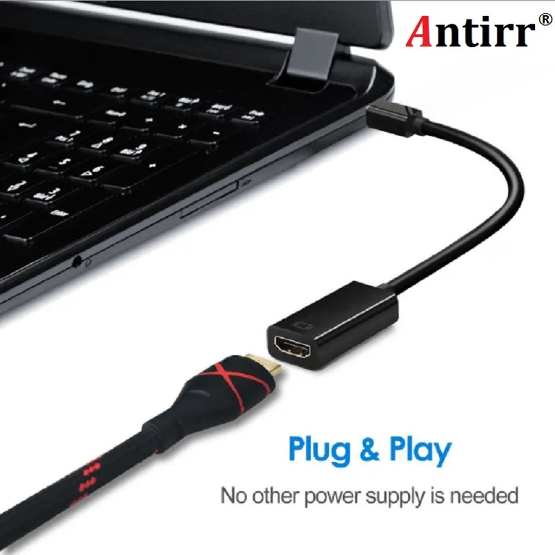 Кабель адаптер Thunderbolt Mini для Apple Mac Macbook Pro Air порт отображения дисплея DP Male HDMI Female