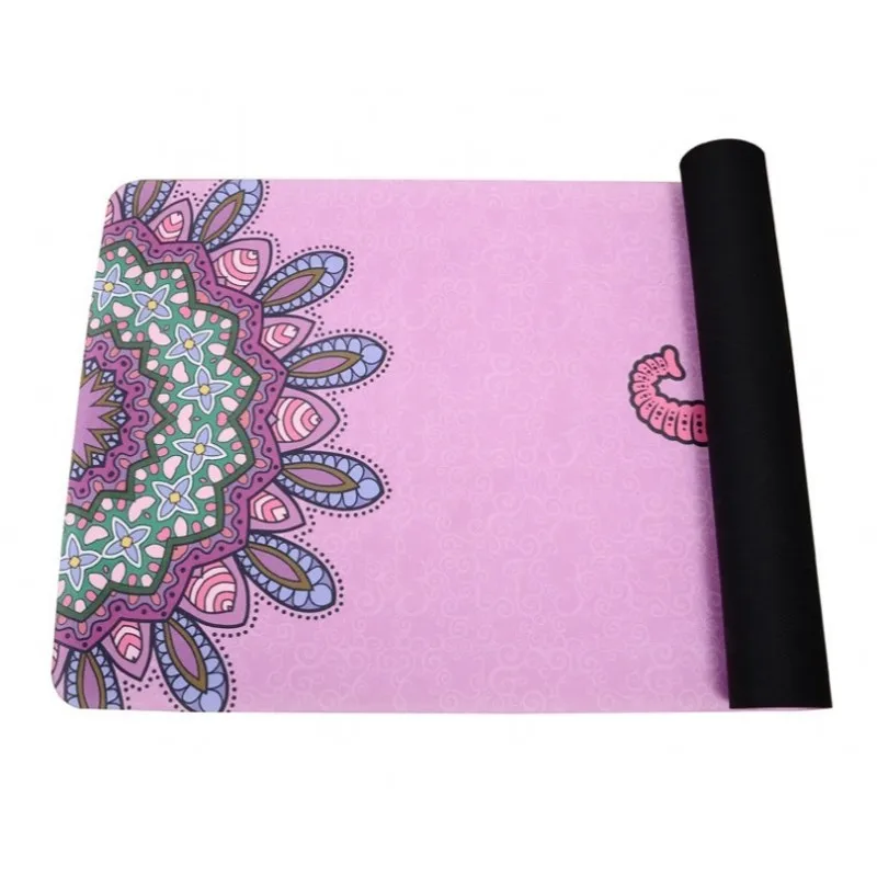 TPE Yoga Mat High Quality Rubber Pad Suede Natural Rubber Super Non-slip Yoga Mat Body Alignment System Thin Natural Rubber Mat