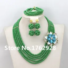 Заводская цена! Высокое качество Горячая ручной работы Африканский бисер ювелирный набор, нигерийский костюм с бусинами комплект ювелирных изделий