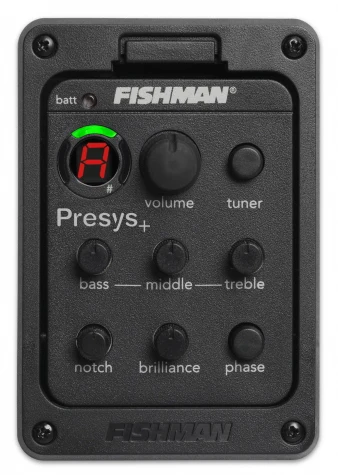 Fishman ISYS Equalizer Pickup Per Chitarra Preamp EQ Tuner Piezo Pratico R5R2 