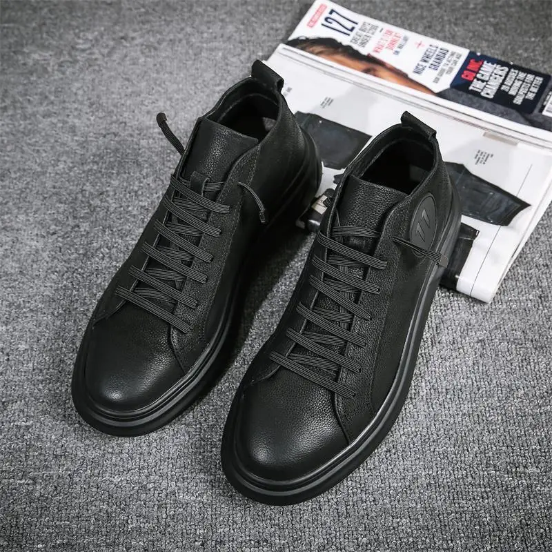 MSSTOR Classics Black Men's Running Shoes Athletic Walking Sneakers Male Athletic Walking Height Increasing Sport Shoes Brand MSSTOR Classics Black Men's Running Shoes Athletic Walking Sneakers Male Athletic Walking Height Increasing Sport Shoes Brand