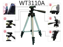 Universal Portable Tripod for Camera Phone with Holder Phone Clip Flexible Camera Accessories Travel Outdoor Photographic