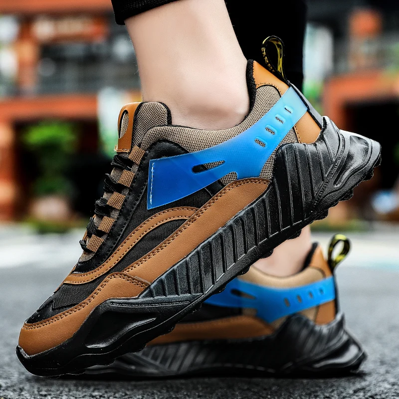 

2019 New Fashion Men Tennis Shoes Lightweight Breathable Mesh Lace-up Sneakers Male Gym Trainers Men Sport Shoes Tenis Masculino