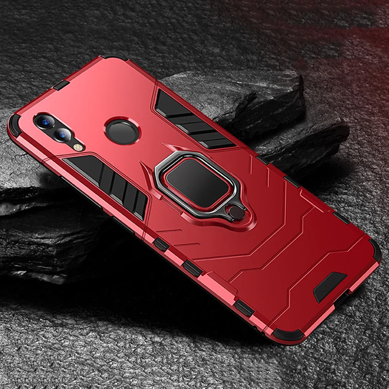 

Magnetic Car Holder case For Huawei Nova 3i Case Finger Ring Shell Bumper Hard Armor Protective Cover For Huawei Nova 3i case