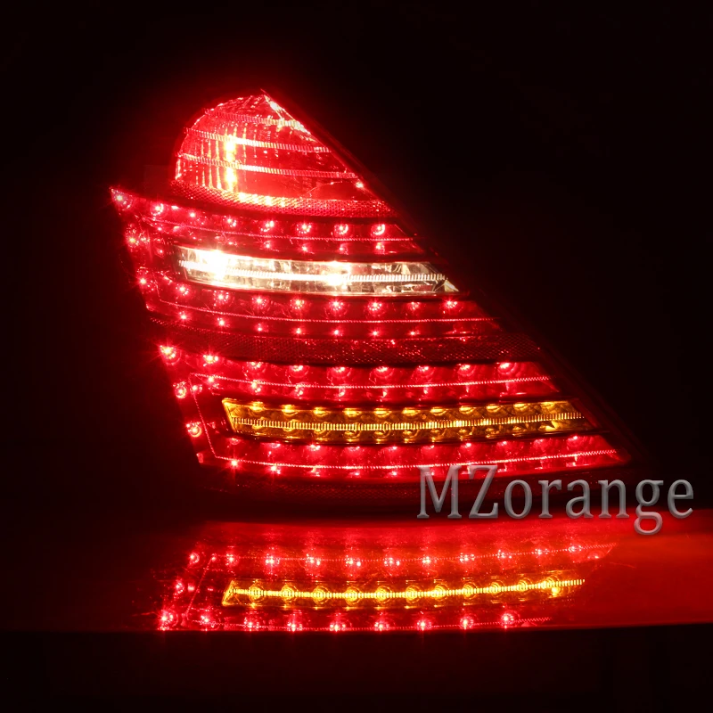 MZORANGE LED Car Taillight Rear Tail Brake Lamp Tail Lights Assembly For Mercedes-Benz W221 S-Class 2007-2012 Turn Signal Light
