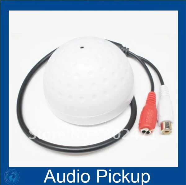 Звук монитор аудио пикап безопасности Прослушивание для камеры видеонаблюдения аудио камера микрофон (низкий уровень шума, регулируемая