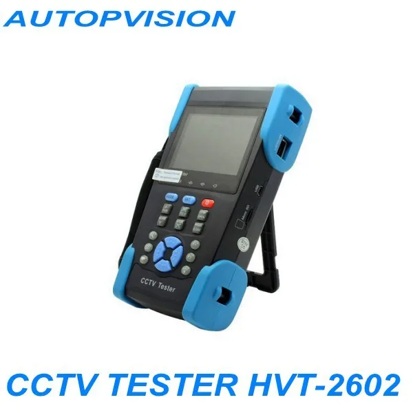 

Free Shipping!! The newest 3.5" TFT-LCD CCTV tester HVT-2602 PTZ controller/Colorbar generator /UTP cable test